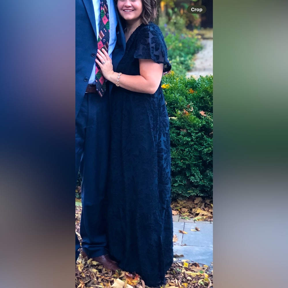 Piper & Scoot textured maxi dress
